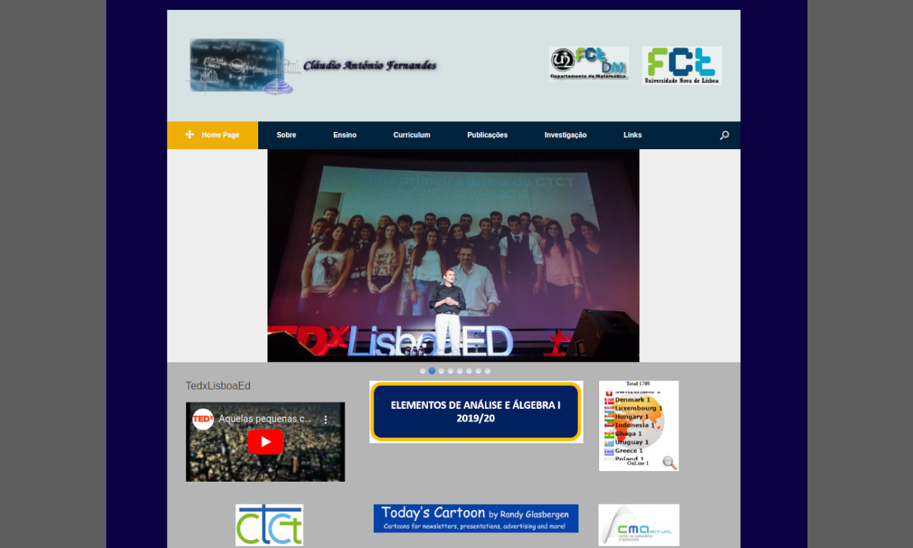 ClaudioMath 2012 WebSite by Marcos Melo