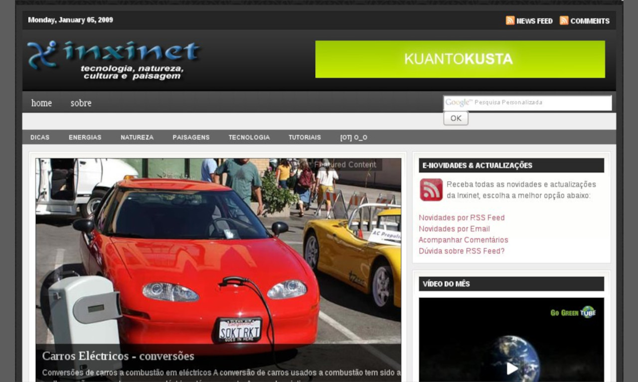 Inxinet 2009 WebSite by Marcos Melo